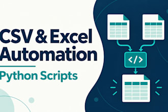 automate CSV and excel data processing with python