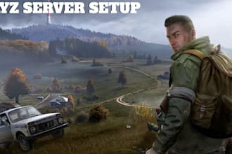 setup custom dayz server, dayz server setup with mods, maps, scripts,loot system
