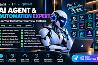 build fix optimize openclaw hermes bot agent jarvis ai game second brain setup