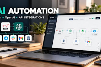 build n8n ai automation workflows with openai