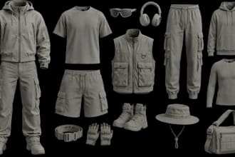 create custom 3d mesh clothing and rigging for second life and fivem