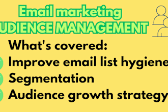 manage and develop your email audience