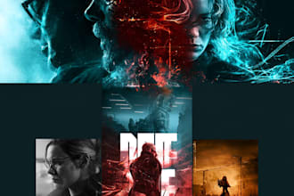 design movie poster within 6 hours
