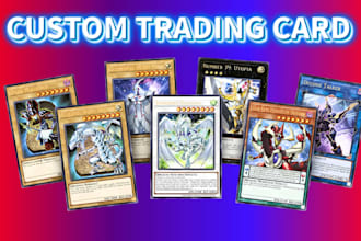 design custom tcg cards trading cards card game artwork collectible game cards