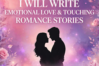 write emotional love and touching romance stories