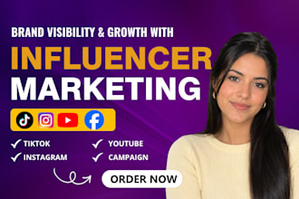 influencer marketing outreach research tiktok youtube instagram influencers list