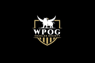design a unique eagle hog cross breed mascot logo