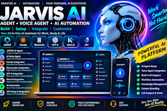setup jarvis ai agent voice agent claude elevenlabs gpt6 kimi ai automation jev