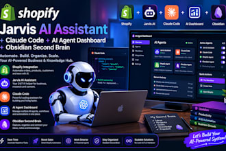 shopify jarvis ai assistant claude code ai agent dashboard obsidian second brain