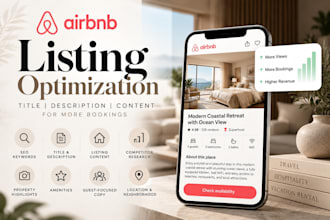 optimize your airbnb listing title, description and content for more bookings