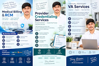 offer medical billing, rcm, credentialing, and VA services