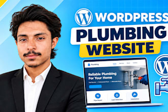 build a professional plumbing website in wordpress