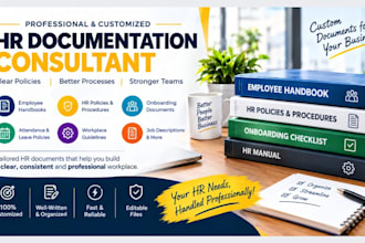 create an employee handbook, hr policies, procedures, and hr documents