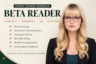 beta read and critique romance beta reader fantasy ya novel thriller beta reader