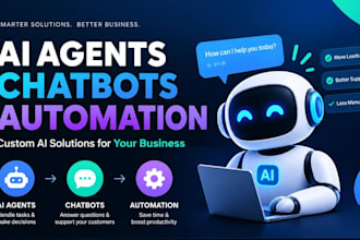 build custom ai agents, chatbots and automation systems