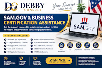 do sam gov registration, uei, cage code application wosb, 8a, mbe certification