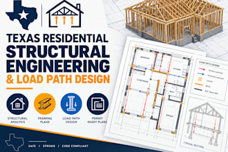 texas residential structural engineering and load path design