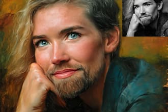 paint renaissance art oil painting portrait