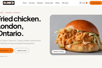 build a modern restaurant website with online ordering