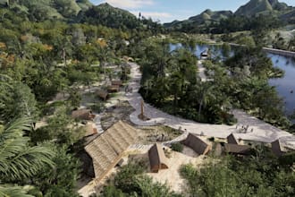 render your sketchup landscape model using d5 render