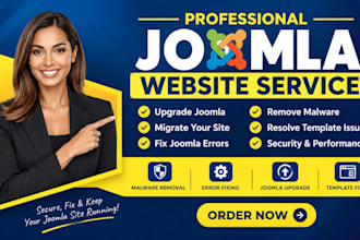 upgrade migrate fix joomal website errors malware and template issues