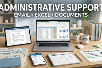 be your administrative assistant for email and excel