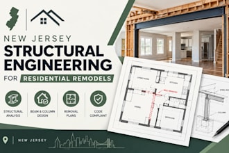 provide new jersey structural engineering for residential remodels