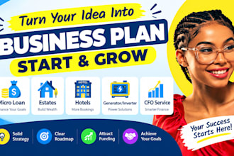 micro loan business plan start up estates hotels generator inverter cfo service