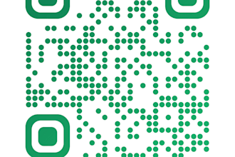 desing qr code with logo