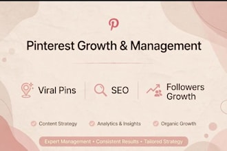 be your pinterest manager and virtual assistant