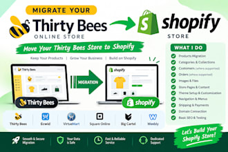 setup ecwid virtuemart square online thirty bees big cartel weebly to shopify