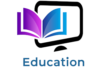 design an online course logo with a smart modern mark