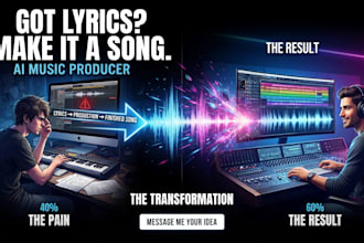 be your ai music producer and prepare your music for monetization asap