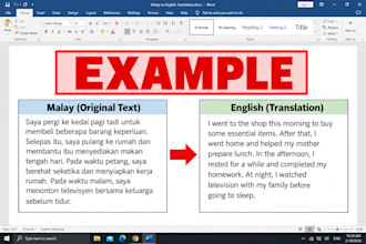english to malay or malay to english translation