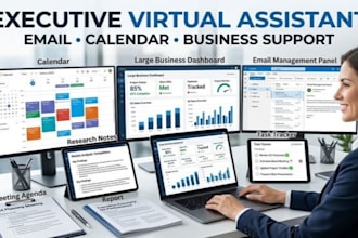 executive virtual assistant for business support