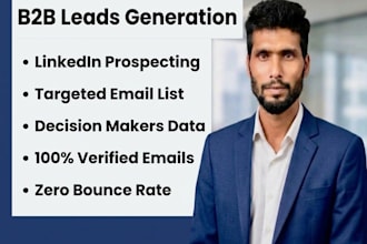 do qualified b2b lead generation and targeted email list building