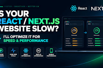 optimize your react nextjs website for speed and performance