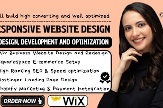 wix website design squarespace website hostinger website godaddy website wix SEO