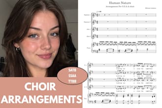arrange your hymn or song for satb, ssaa or ttbb choir