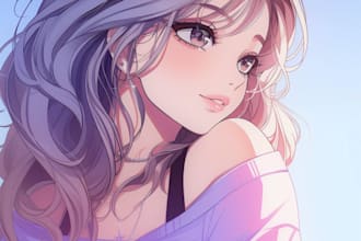 draw a custom anime avatar for your profile and social media