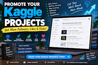 do professional kaggle promotion for your profile and projects