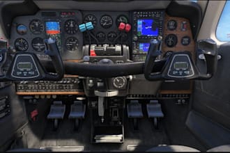 create aircraft 3d models, cockpit, panels and interior for msfs 2024 and xplane
