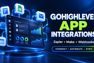 integrate gohighlevel with your apps using zapier or make