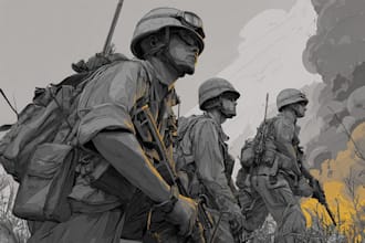 make military character design or military themed