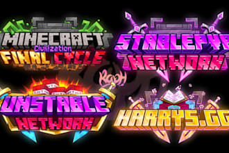 do your bold logo for your minecraft server