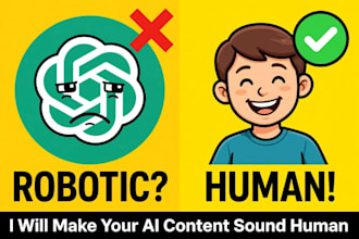proofread edit, add human touch to your ai generated content