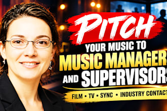 pitch your music to music managers and supervisors