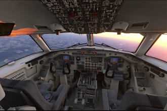 create aircraft 3d models, cockpits and pbr textures for msfs 2024 and xplane 12