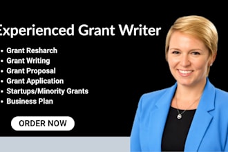 do grant writing, grant research, business and nonprofit grant proposal