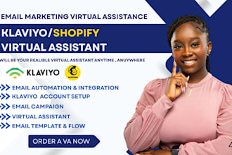 klaviyo email marketing klaviyo virtual assistant audit integration automatio